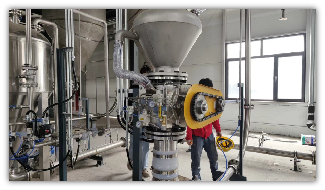 Powder Granular Feeding Gravity Diverter Valve Flap With Swing Plate