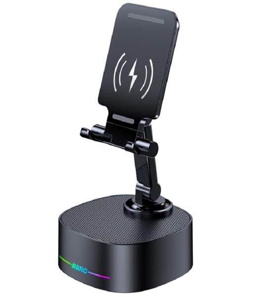 Buy cheap 8W Power Output 15W Wireless Charging RGB Ambient Light 2000mAh Battery Bluetooth 5.3 TWS Connection for Outdoor Camping from wholesalers