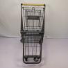 Buy cheap American Gray 60L Small Shopping Trolley Zinc Powder Coating Lightweight from wholesalers