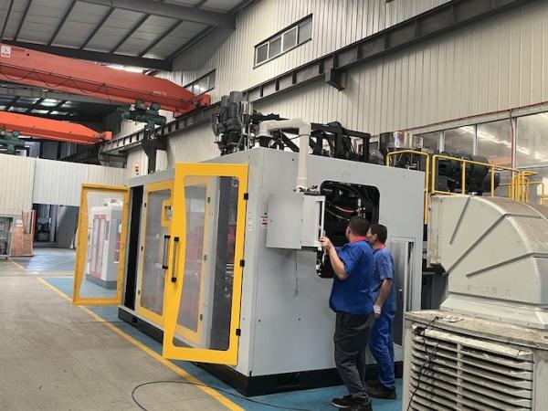 Buy cheap 3 Zone Head Heating Industrial Extrusion Blow Moulder With 80mm Screw from wholesalers