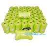 Buy cheap Disposable PE gloves Dog poop picker bags plastic cleaning gloves, bags on roll with dispenser and leash clip from wholesalers