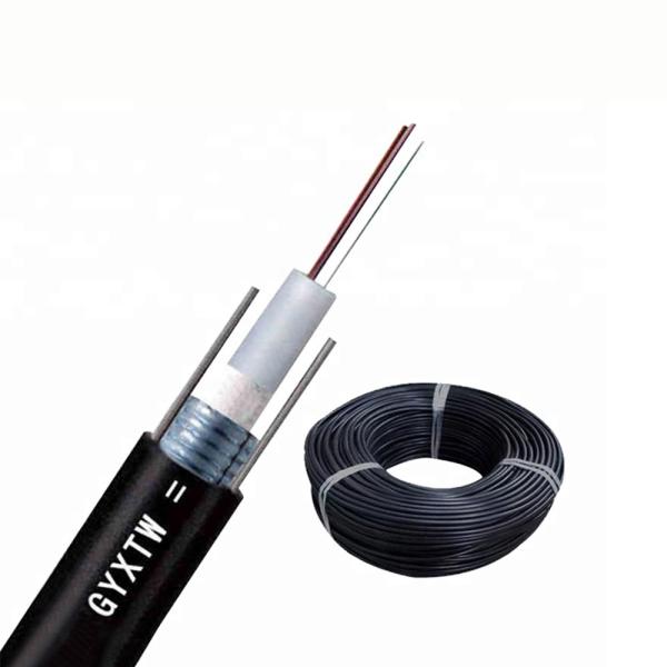 Black PE Outer Sheath LSZH 8/12/24 Core Armoured Ourdoor Fiber Optic Cable