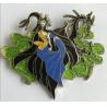 Buy cheap Chinese suppler soft enamel lapel pin badge with gold plating, filled different colors from wholesalers