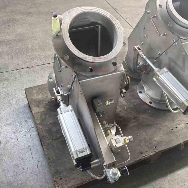 Buy cheap Swing flap plate gravity feeding stainless steel diverter valve from wholesalers