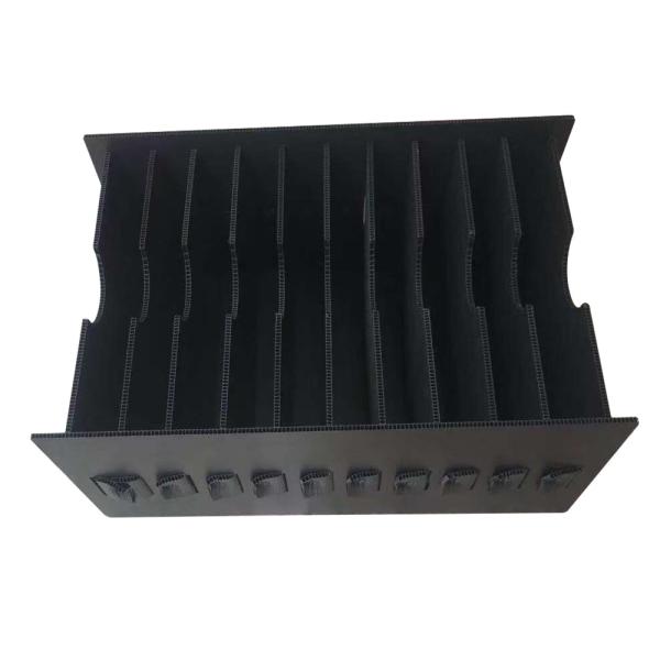 Buy cheap Conductive Container Anti Static Plastic ESD Box Circulation Black from wholesalers