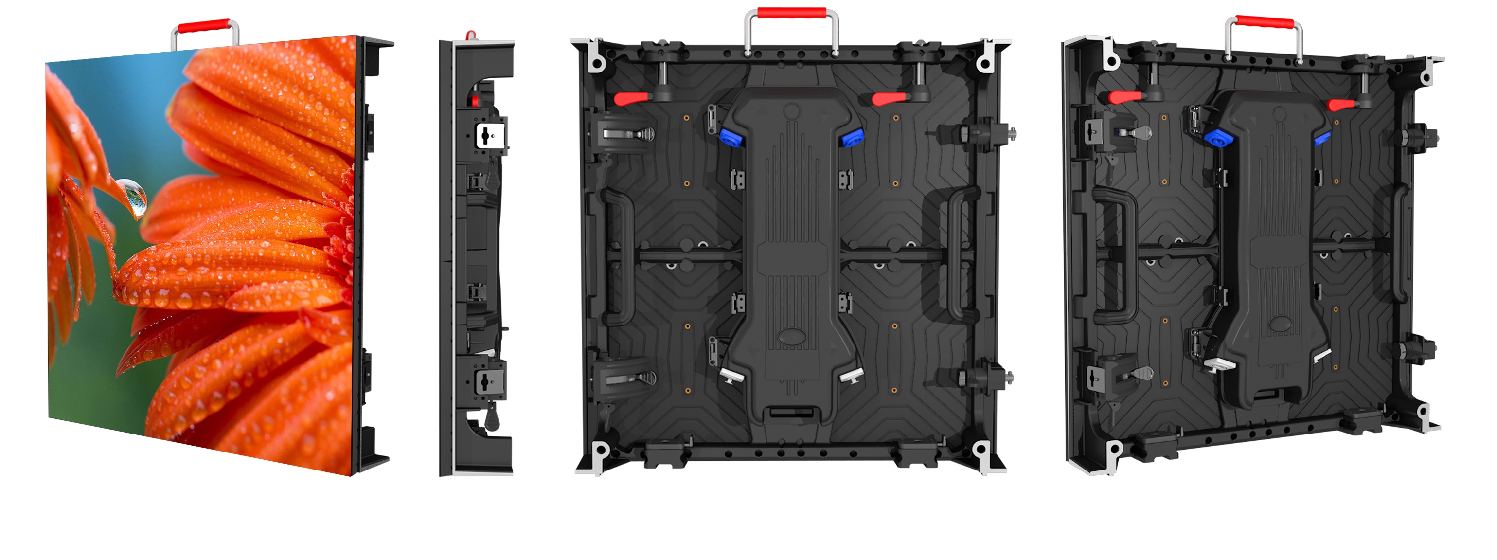 Large Full Color Outdoor Led Display Video Screens Stage 250x250mm
