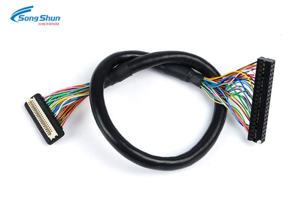 Buy cheap 40Pin LVDS Cable Assembly 31Pin Dupont 2.0mm Bare Copper Conductor High Speed Video from wholesalers