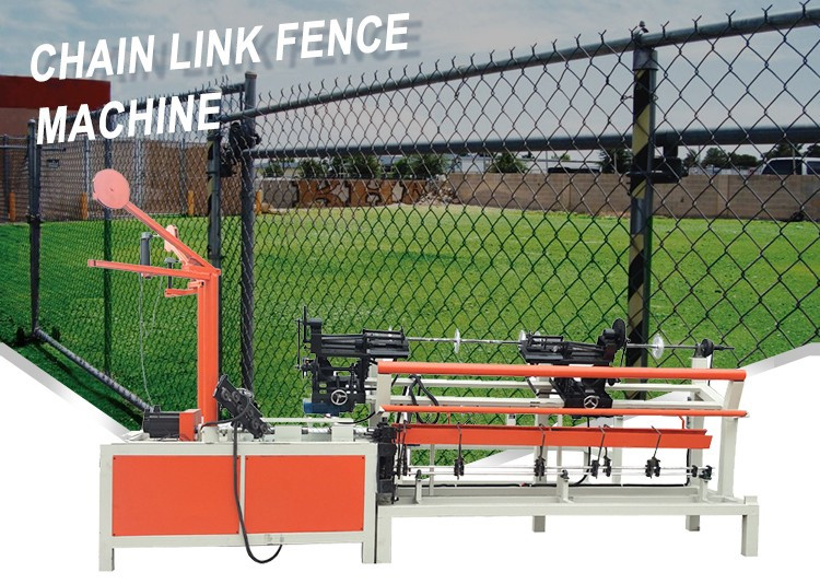 Automatic Double Wire Chain Link Fence Machine 90m2/H With Servo Motor