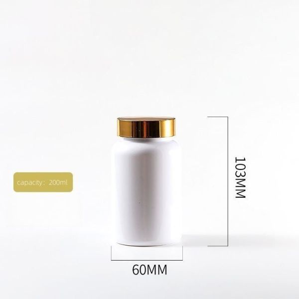 Sample Containers With Lids - Laboratory Grade Polypropylene Wide Mouth Reagent Bottle - 32 Oz Bottles With Caps (1000ml), Plastic Bottles With Lids
