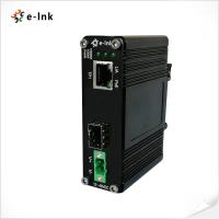 Buy cheap 12-48V DC Input DIN Rail Industrial Grade Gigabit 30W PoE Media Converter with product