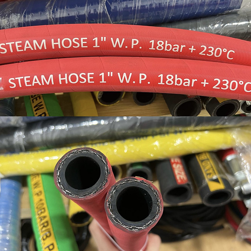 EPDM Synthetic Rubber Steam Pressure Hose Insulated Hot Water Hoses