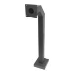 Buy cheap Square 42" Gooseneck Pedestal Metal Fab Products Black Powder Coated from wholesalers