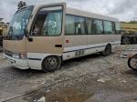 26 - 30 Seats 2015 Mini Used Coaster Bus 6620 * 2240 * 3020 Mm Manual Transmissi