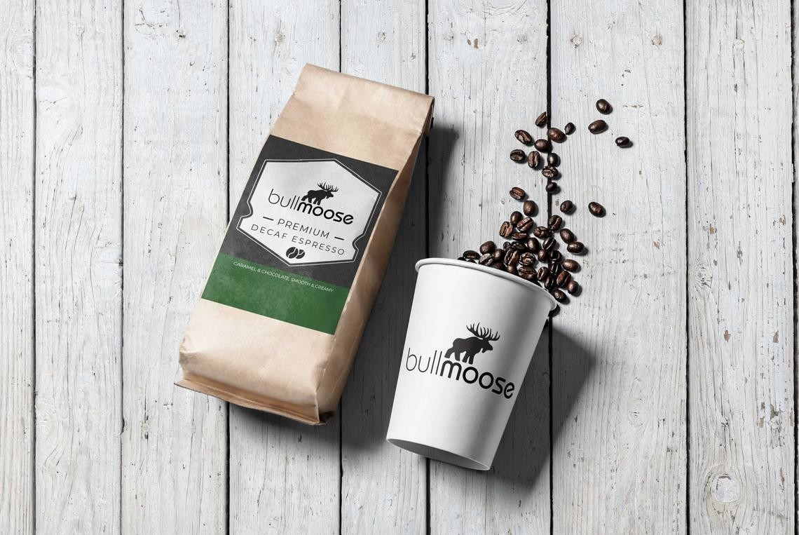 0.5kg Custom Printed Resealable Bags , 140mic Matt Bopp Coffee Bean Pouches