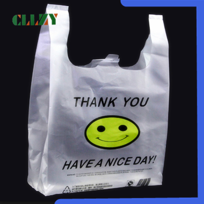 Cornstarch Biodegradable Plastic Shopping Bags Eco - friendly EN13432 / MSDS Approval