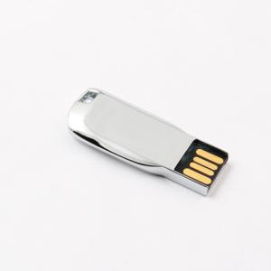 Buy cheap Silver Shiny Body Metal USB Pen Drive 2.0 64GB 128GB 20MB/S Conform US Standard from wholesalers