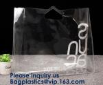 Fashion Clear Reusable Grocery Bag PVC Handbag Women Shopping Bag Transparent