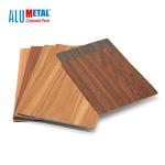 3mm Wooden Aluminum Composite Panel PE 0.3mm ACP Sheet Fireproof 3D Gloss