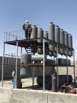 20T black used tire pyrolysis oil distillation plant 85% Oil Yield