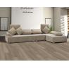 Buy cheap Eco Friendly Vinyl Plank Flooring SPC 5.5mm Unilin Click Retro Style Burlywood Wood Grain GKBM JR-W17036 from wholesalers