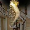 Buy cheap New modern spiral design K9 chandelier LED crystal lights large chandeliers(WH-NC-25) from wholesalers