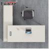 Buy cheap Minimalist Office Desk Acacia Wood Desk With Storage Cabinet And Metal Legs from wholesalers