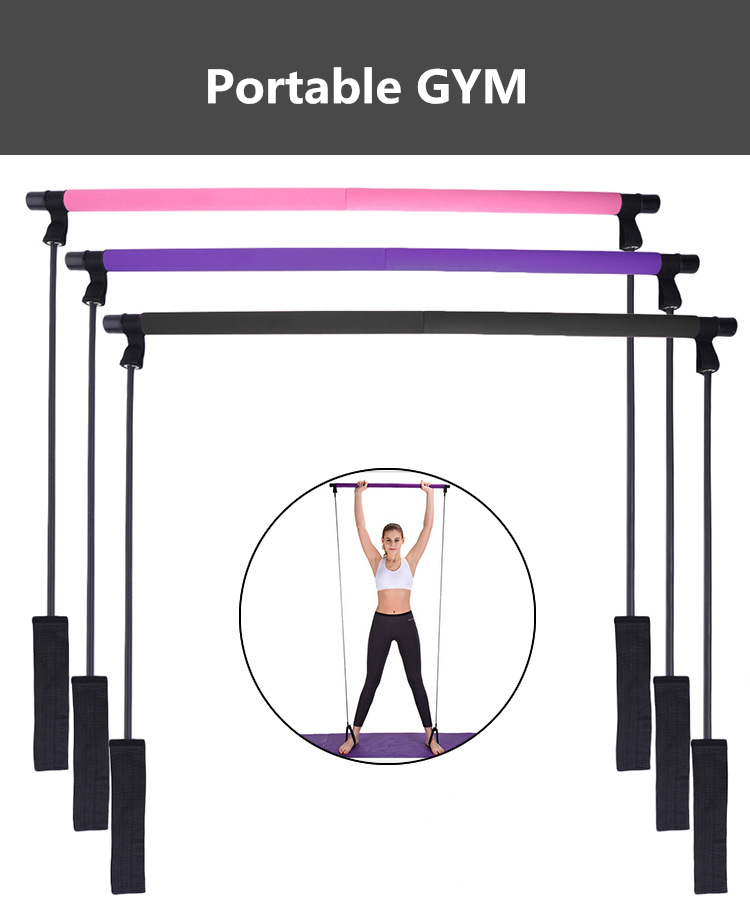 52cm TPE Yoga Exercise Pilates Bar Stick