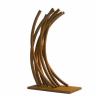 Buy cheap Modern Abstract Ring Rustic Metal Yard Art Garden Sculptures ISO9001 from wholesalers
