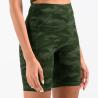 Buy cheap High Waisted Active Yoga Shorts Animal Print Workout Shorts Squat Proof Leopard 8inch from wholesalers