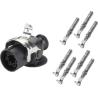 Buy cheap Black EBS European Trailer Plug Crimp Type Connect With 7 Pole Socket from wholesalers