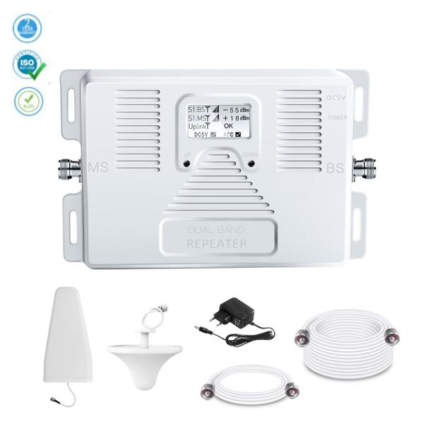 Buy cheap Dual Band 850MHz 2100MHz 3G Signal Booster Cell Phone Range Extender from wholesalers