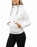 French Terry Long Sleeve Pullover Sweatshirt Kangroo Pocket