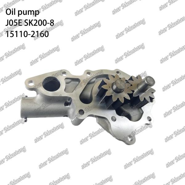 Buy cheap J05e Sk200-8 Sk210lc-8 Sk250-8 Sk260lc-8 Diesel Engine Oil Pump 15110-2160 15110-2160a For Hino from wholesalers