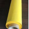 Buy cheap Yellow Polyester Screen Printing Mesh Fabric Excellent Tear And Acid Resistance from wholesalers
