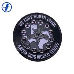 Round Shape Metal Enamel Pin Badges , Team Trading Pins Size Customized