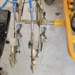 Airless Cold Paint Spraying Road Traffic Line Painting Equipment 4x4x4 Feet