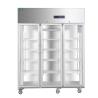 Buy cheap Stainless Steel 1500 Liters Capacity Pharmacy Medical Refrigerator Three Glass Doors from wholesalers