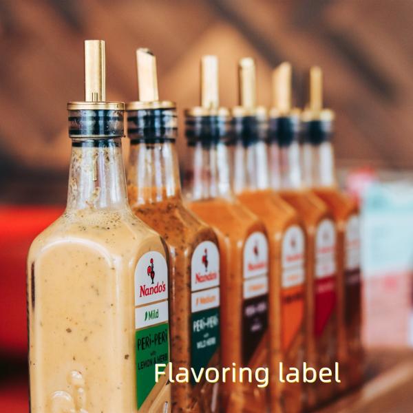 Buy cheap Customized Self Adhesive Label Stickers for Beverages Condiment Bottle Labels for Your Customer s Requirements from wholesalers