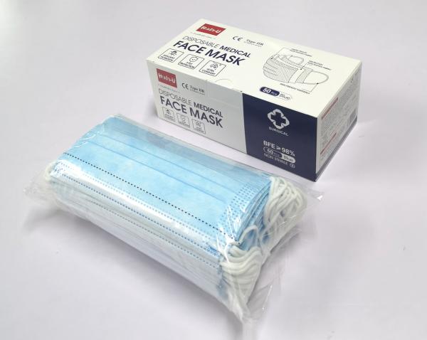 Buy cheap Breathable Surgical 3 Ply Face Mask 98% Min BFE EUA Approved from wholesalers