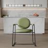 Buy cheap Minimalist Ultra Modern Dining Chairs Titanium Frame Stainless Steel Dining Chair from wholesalers