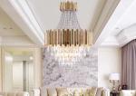 Hight Quality Large European Gold Traditional Crystal Chandelier For Hotel