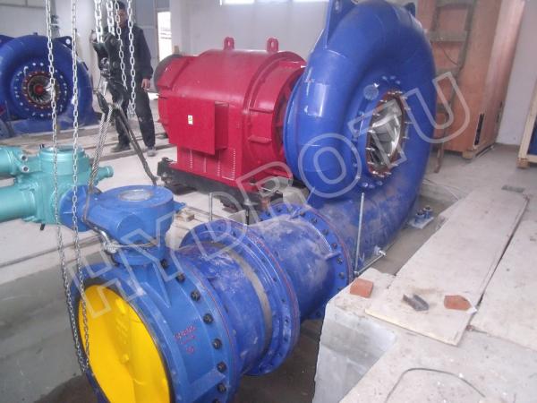 200KW Small Horizontal Shaft Francis Hydro Turbine , Francis Water Turbine