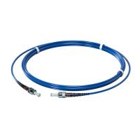 Buy cheap FTTH PVC 3.0MM Single Mode G657A1 3M ST/UPC-ST/UPC Armored Fiber Optic Patch product