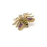 Buy cheap Alloy Fashion Brooch Pin , Gold Bee Brooch With Shiny Diamond OEM ODM from wholesalers