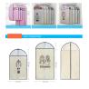 Buy cheap Foldable Non Woven Garment Storage Bag Zipper Top Plastic Dry Cleaning Bags from wholesalers