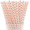 Buy cheap Fun Party Colored Polka Dot Disposable Paper Straws from wholesalers