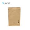 Buy cheap 200microns Resealable Kraft Paper Zipper Bags BPA Free Clear Window from wholesalers