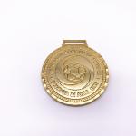 60mm Size Custom Logo Medals , Zinc Alloy Plating Antique Gold Medal