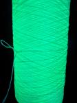 green Glow Yarn For Crocheting 8 Hours Glowing Time Skin Safe
