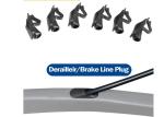 Mountain Road Bike Rear Derailleur Brake Cable Housing Rubber Plug